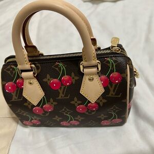 LV X TM Monogram Cerises Speedy Bandouliere 20